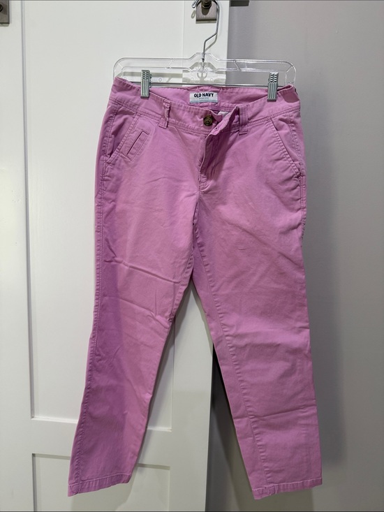 Old Navy Denim - Old Navy Pink Cropped Chino Jeans